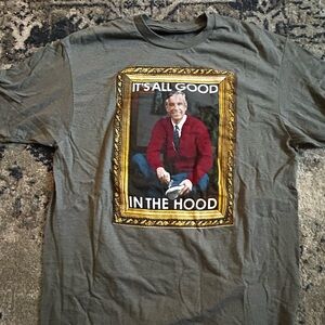 Gray Vintage Mr. Rogers Men's T-Shirt